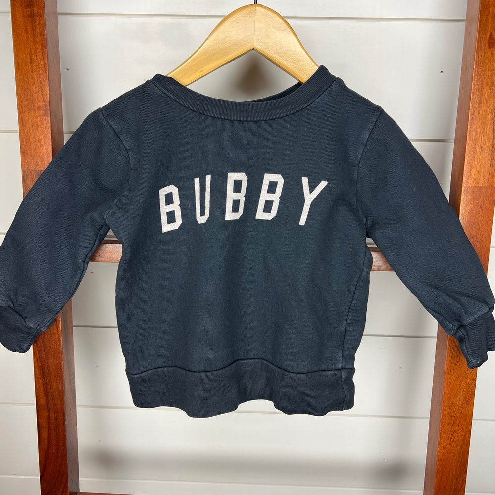 Ford & Wyatt- Bubby Kids Washed Black Sweatshirt